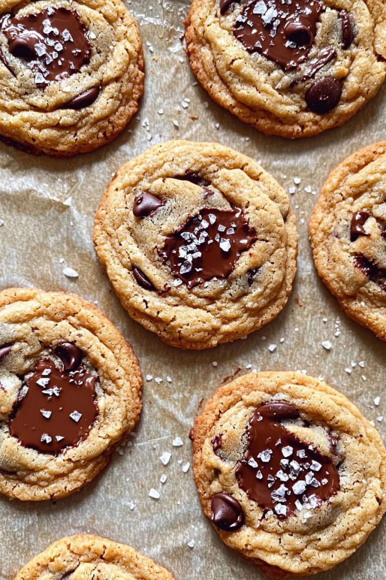 Dark Chocolate Chip Cookies: Sweet & Salty Bliss!