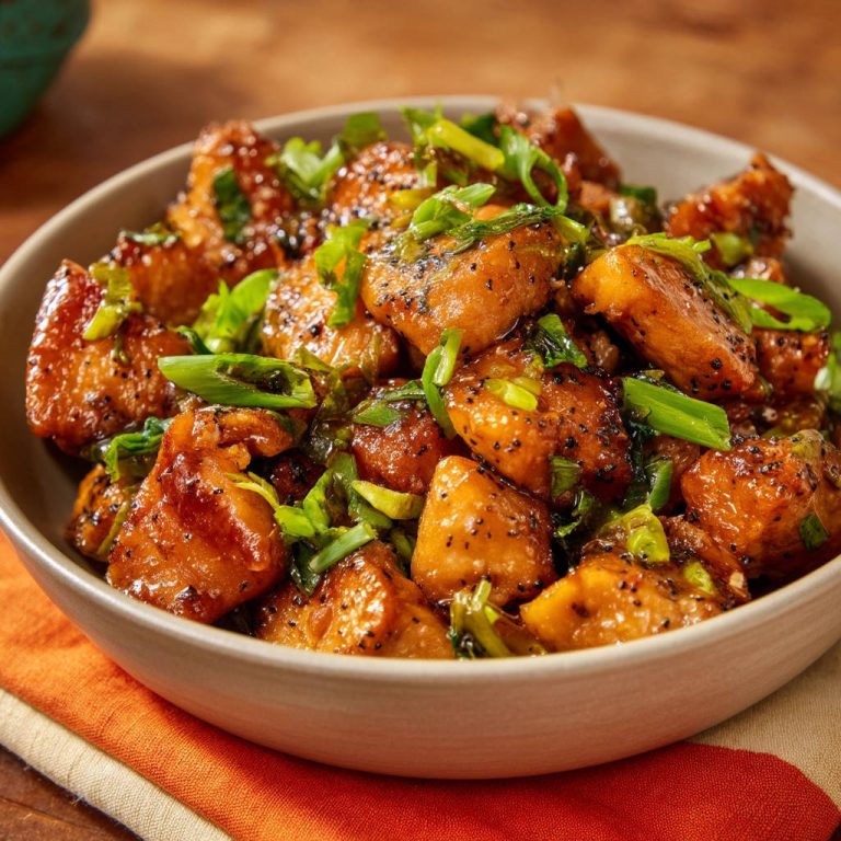 Black Pepper Glazed Chicken: Crispy Perfection!
