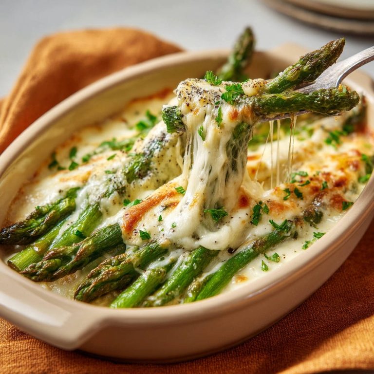 Cheesy Baked Asparagus: Never Watery!