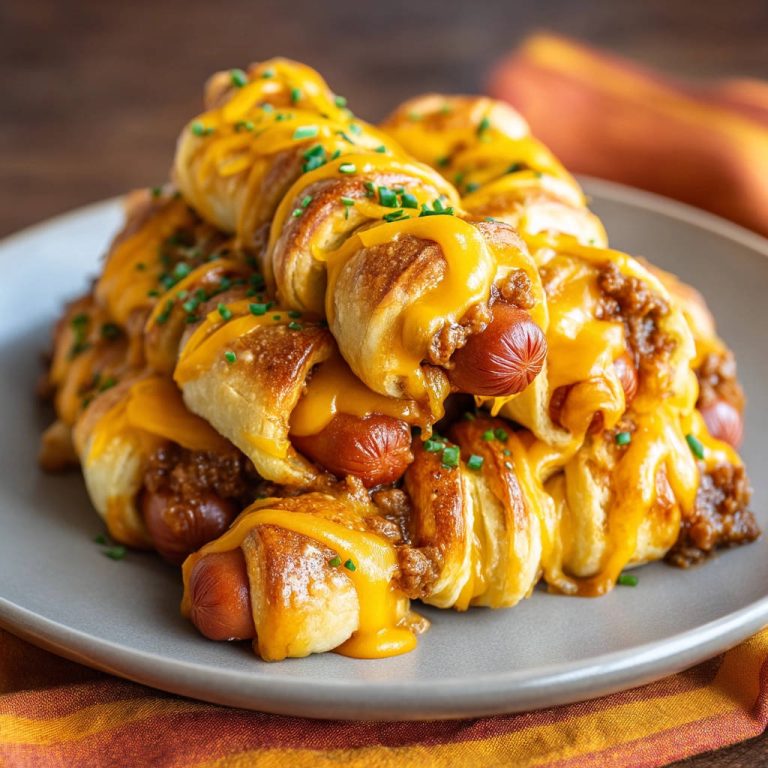 Chili Cheese Dog Crescent Rolls