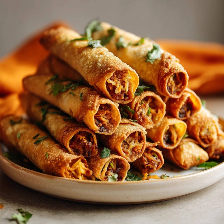 Crispy Chicken Flautas: No Bursting, All Flavor!