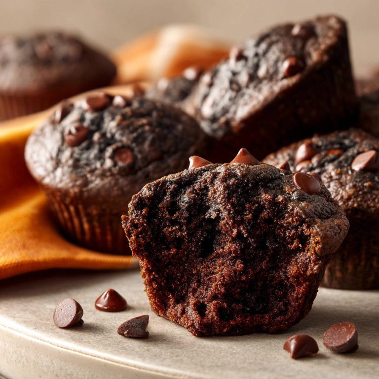 Double Chocolate Muffins: The Ultra-Moist Secret