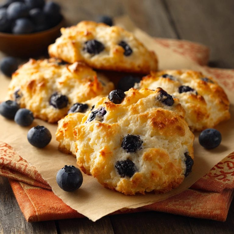 Easy Drop Blueberry Scones: Fluffy Perfection!