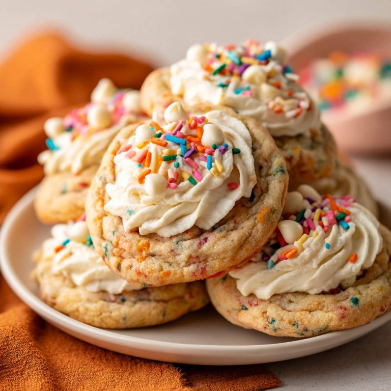 Funfetti Frosted Cookies: No Spread Recipe!