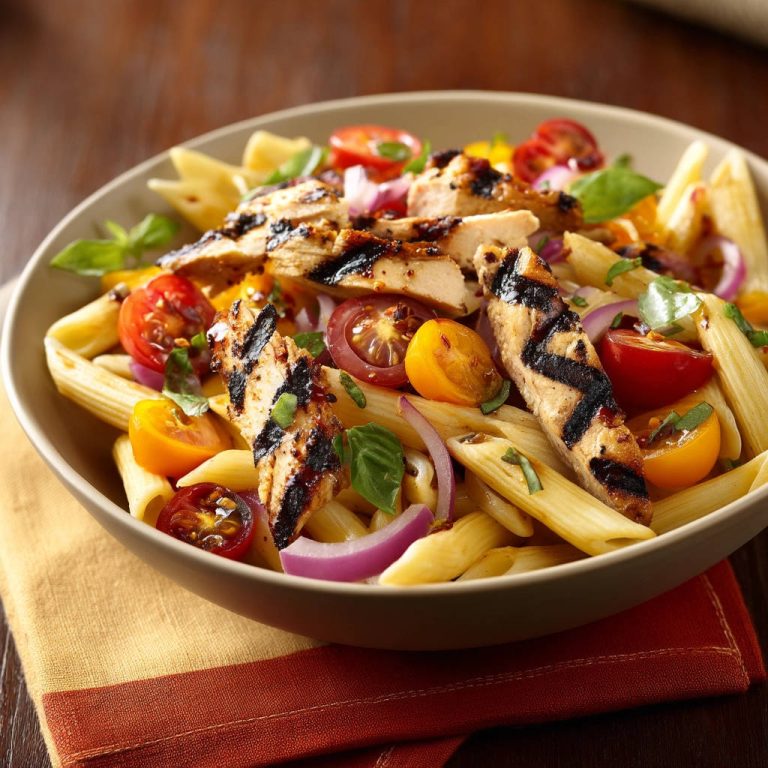Grilled Chicken Pasta Salad: No Soggy Noodles!