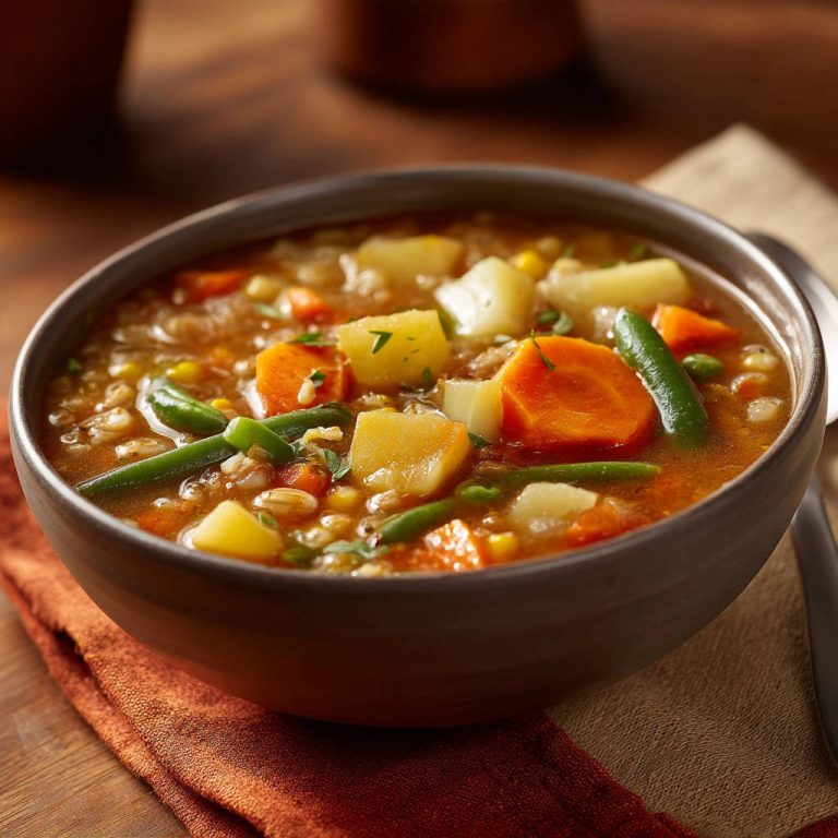 Hearty Vegetable Barley Soup (Never Watery!)