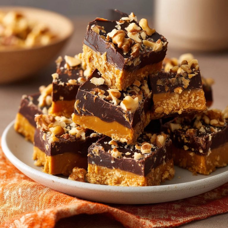 Peanut Butter Chocolate Fudge Bars: Clean Slice Every Time