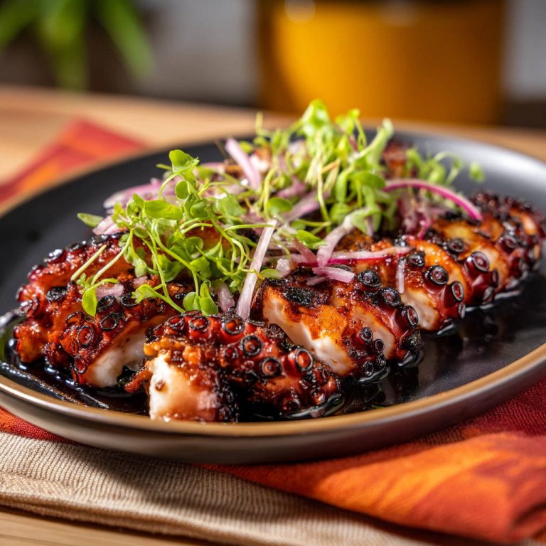 Perfect Seared Octopus (Never Rubbery!)