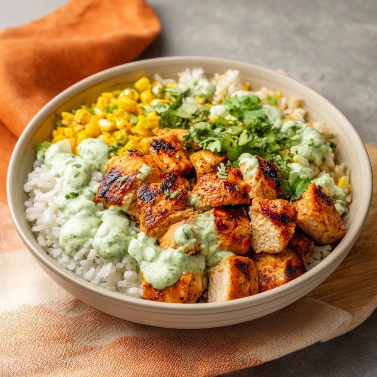Cilantro Lime Chicken Bowl: Juicy & Flavorful