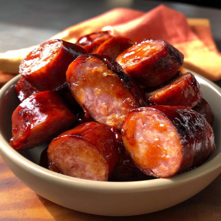 Glazed Smoked Sausage Bites: Juicy Every Time!