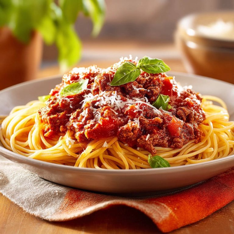 Classic Meat Sauce & Spaghetti: The Secret to Never Watery Sauce
