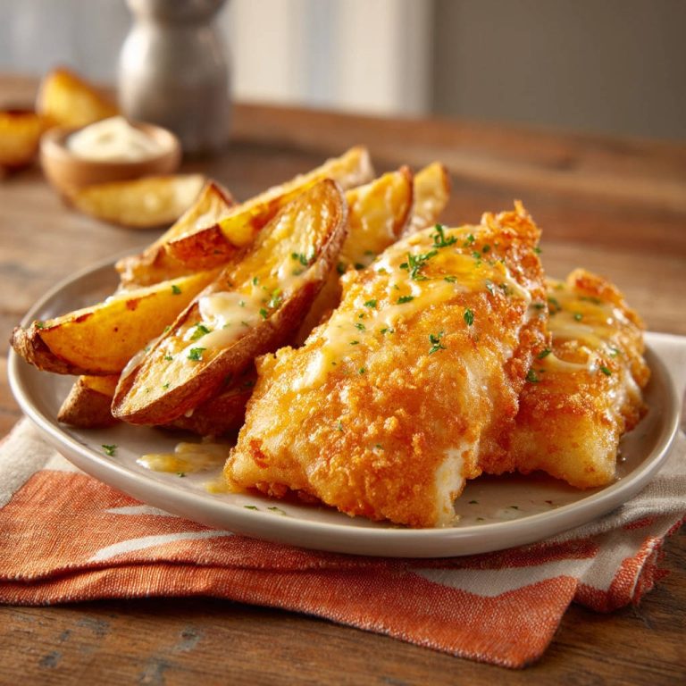 Crispy Fried Fish with Cheesy Wedges: Your Guide to Perfect Crunch!