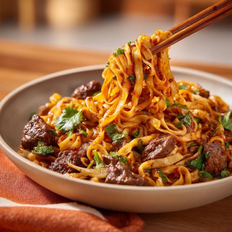 Spicy Beef Noodles: 1 Trick for Perfect Noodles Every Time