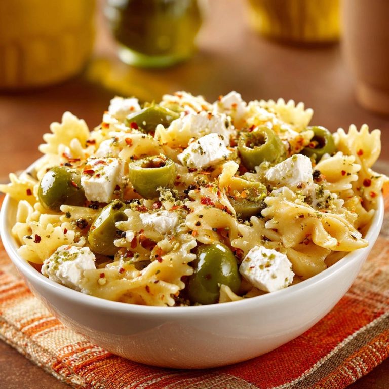Mediterranean Bow-Tie Pasta Salad: No More Gummy Pasta!