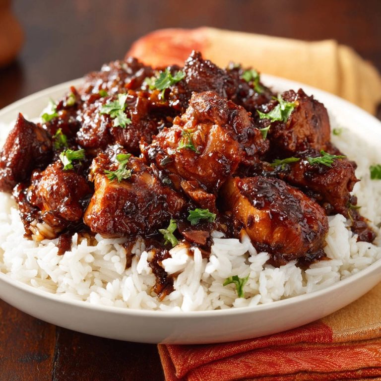 Sticky Glazed Chicken and Rice: 1 Easy Recipe