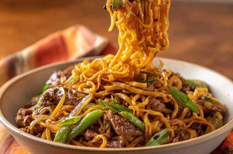 Beef and Noodle Stir-Fry
