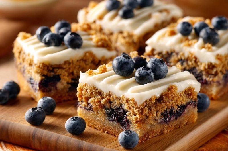 Blueberry Crumble Bars