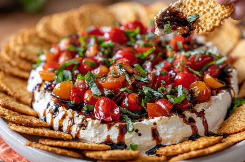 Bruschetta Cream Cheese Dip