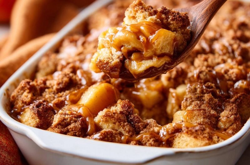 Caramel Apple Crumble