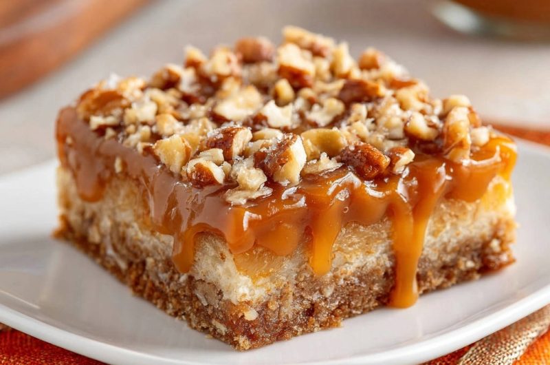 Caramel Nut Squares