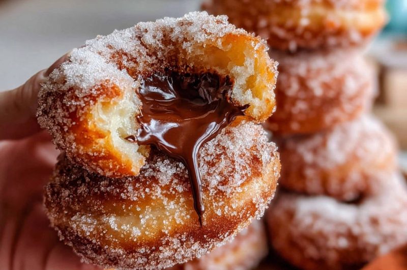 Chocolate-Filled Doughnuts