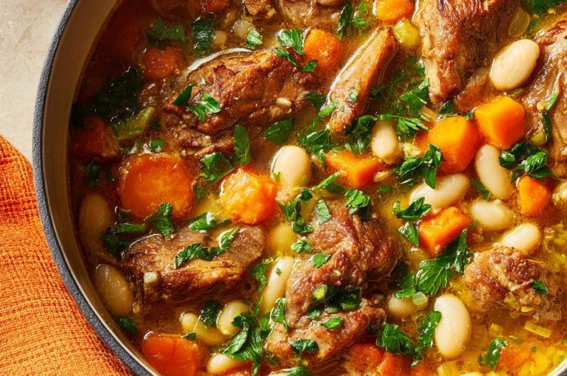 Classic Beef & White Bean Stew