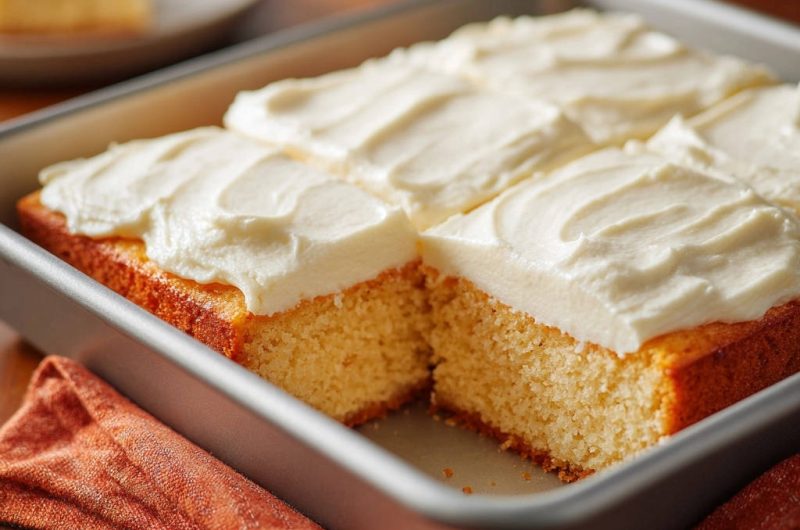 Classic Vanilla Sheet Cake