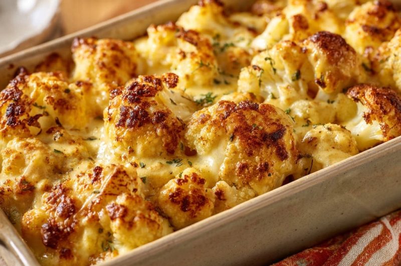 Creamy Baked Cauliflower