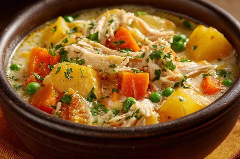 Creamy Chicken & Veggie Stew