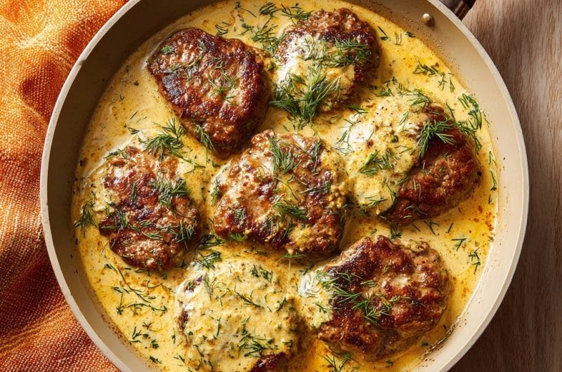 Creamy Dill Patties