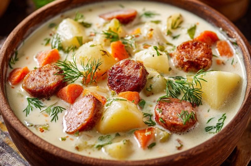 Creamy Smoked Sausage and Potato Soup