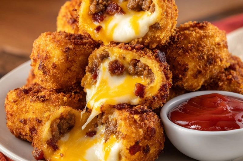 Crispy Cheesy Meat Bites