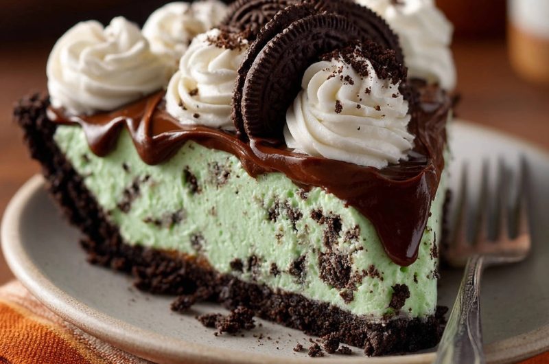 Dreamy Mint Chocolate Pie