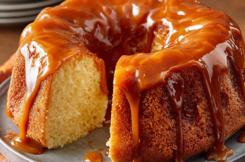 Golden Caramel Bundt Cake
