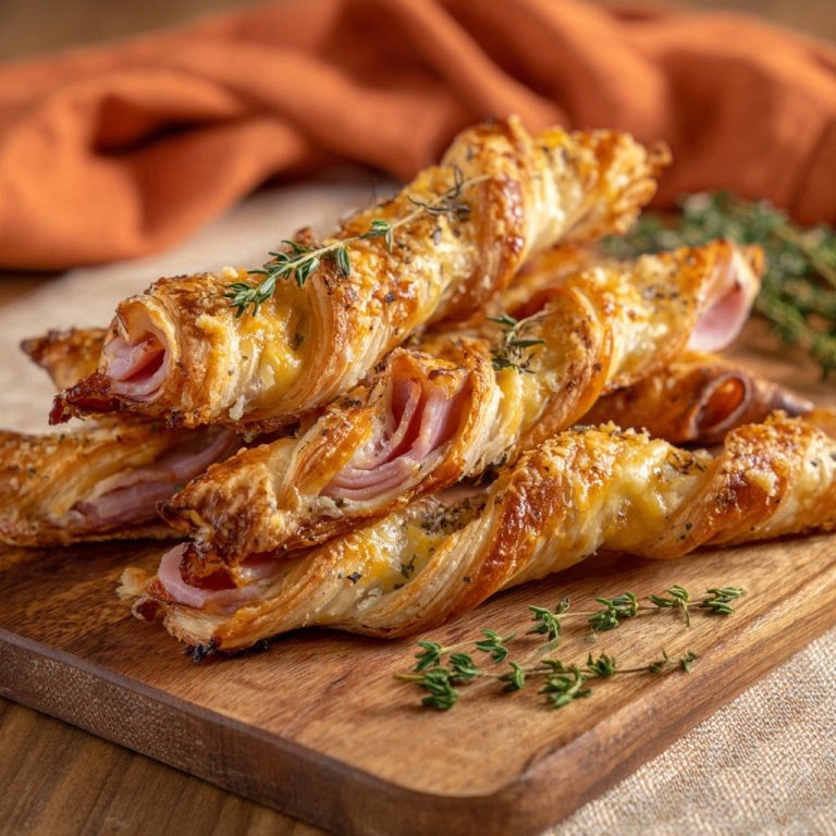 Ham & Cheese Puff Pastry Twists: Flaky Perfection Made Easy