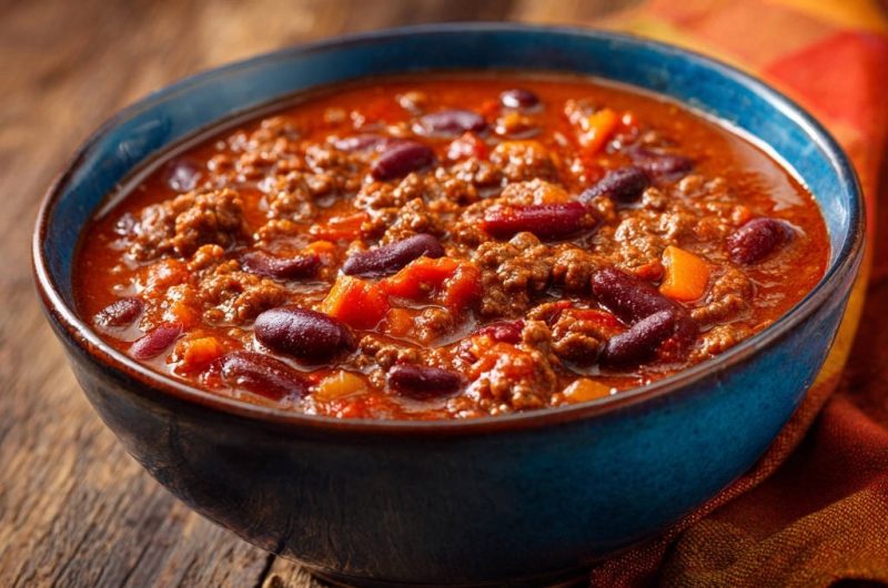 Hearty Beef & Bean Chili