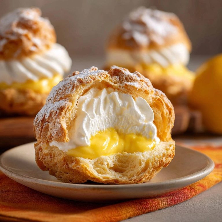Lemon Cream Puffs: The Secret to Perfectly Hollow Shells