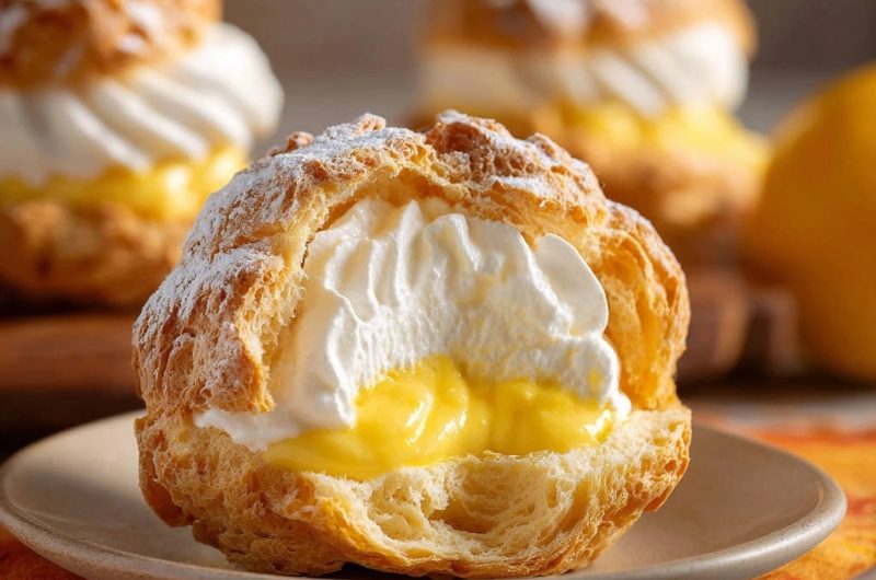 Lemon Cream Puffs
