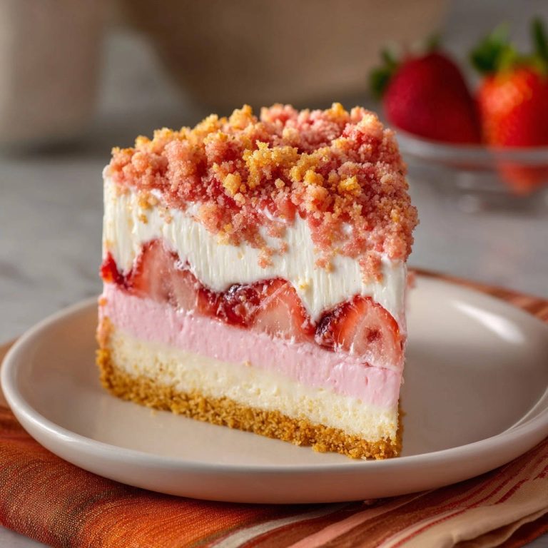 No-Bake Strawberry Dream Cake: The Secret to Clean Layers