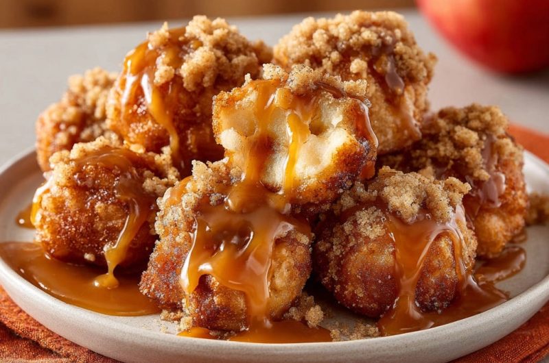 Apple Crumble Fritters