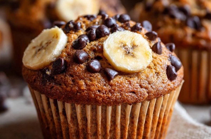 Banana Chocolate Chip Muffins