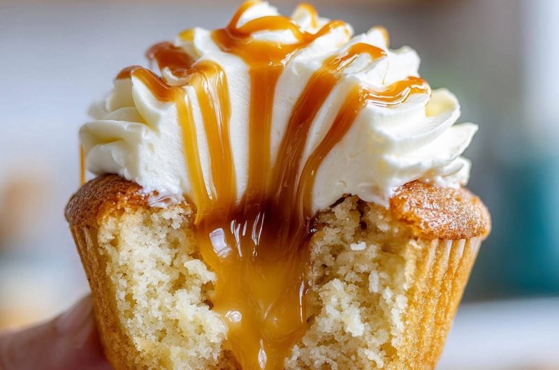 Caramel Lava Cupcakes