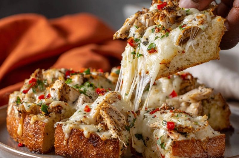 Cheesy Chicken Pull-Apart Bread