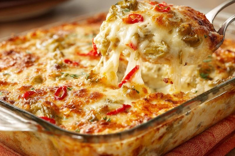 Creamy Green Chile Chicken Bake