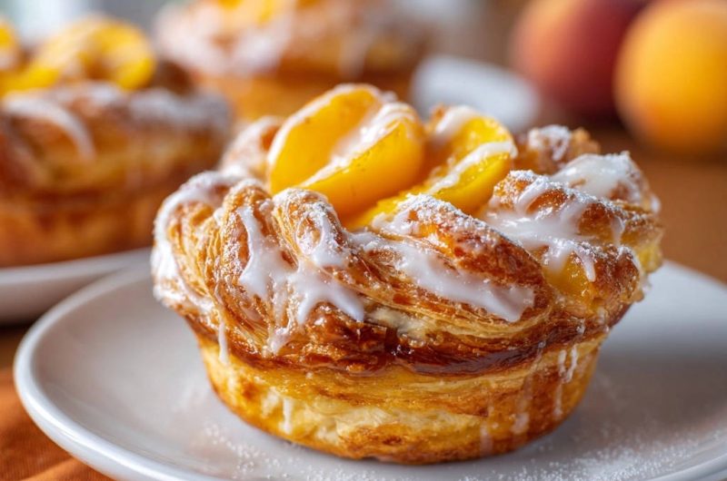 Easy Peach Pastries