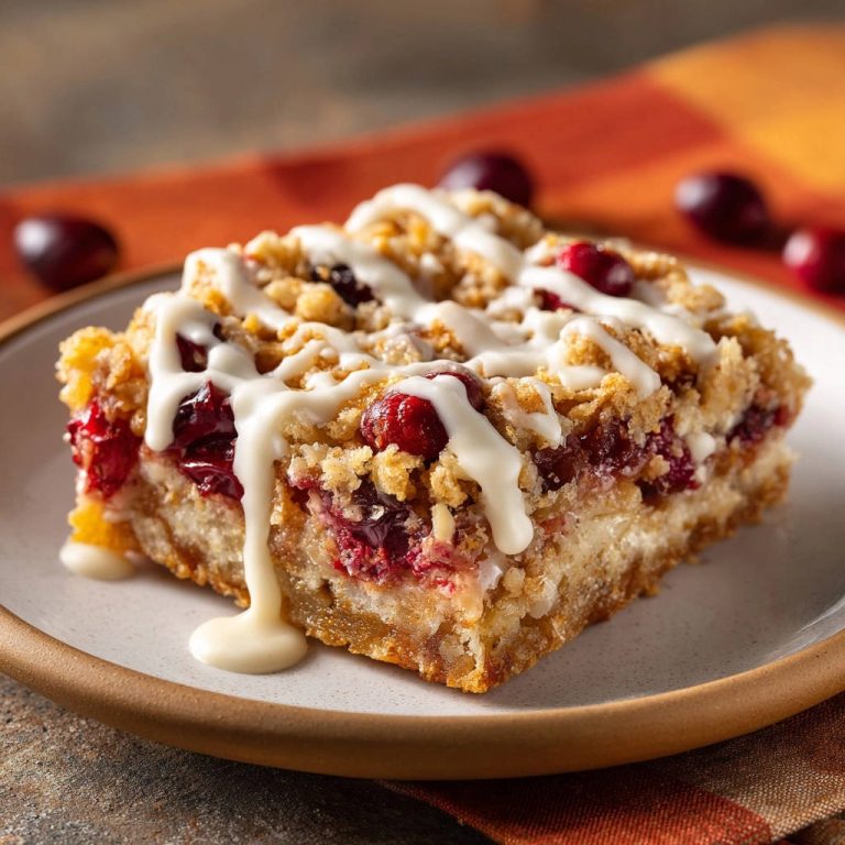 Festive Cranberry Crumble Bars: Crisp, Never Soggy!