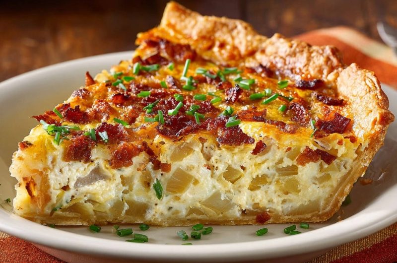 Hearty Bacon and Potato Quiche