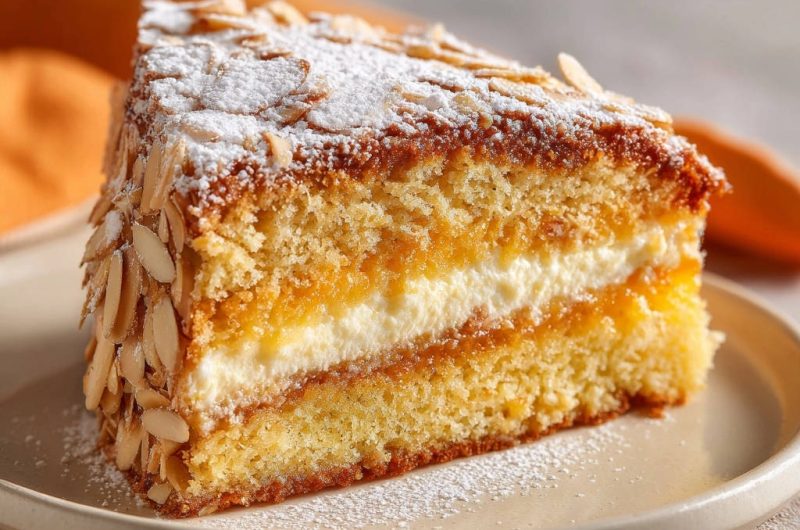Layered Almond Cake