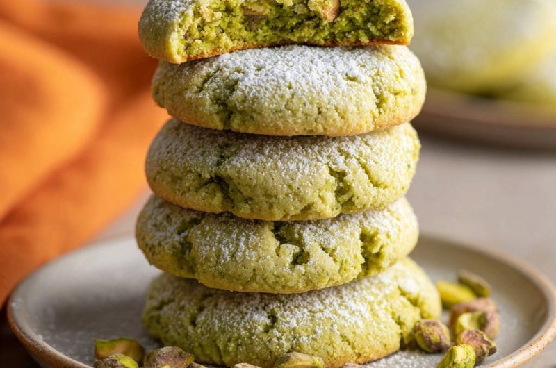 Melt-in-Your-Mouth Pistachio Cookies