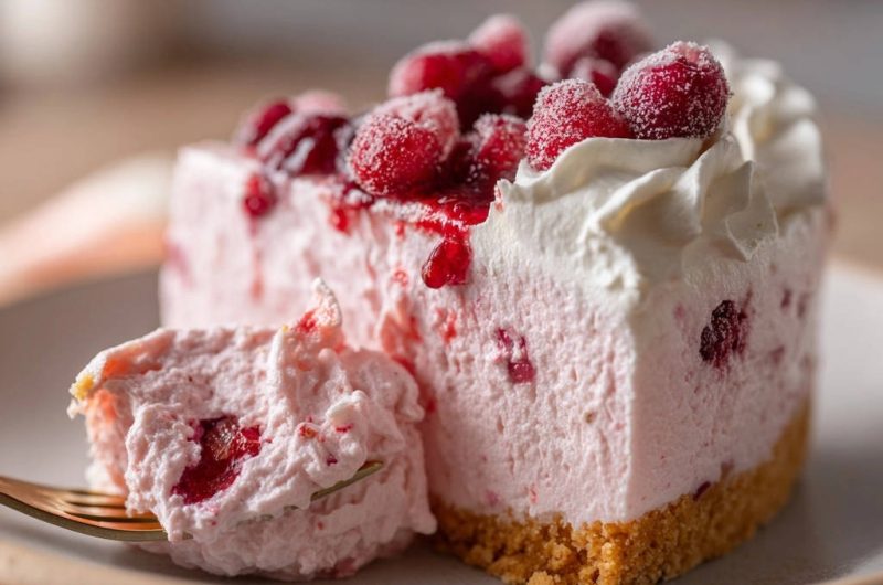 No-Bake Cranberry Dream Pie